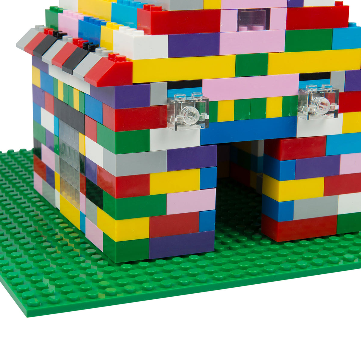 Green Blue White 10x10" Building Bricks Baseplates 4 Pack Q815