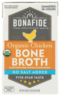 Chicken Bone Broth No Salt Added Organic 16.9 Ounce C6313