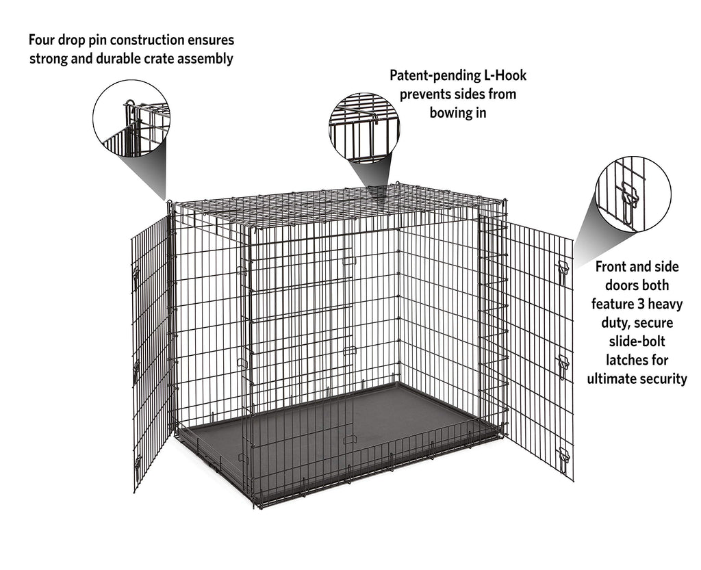 54-Inch Double Door Crate D796