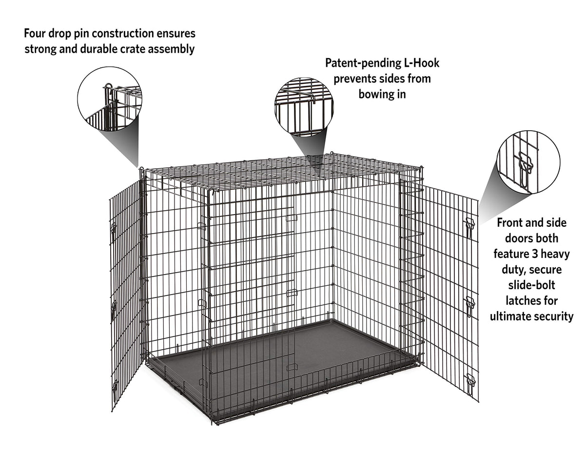 54-Inch Double Door Crate D796