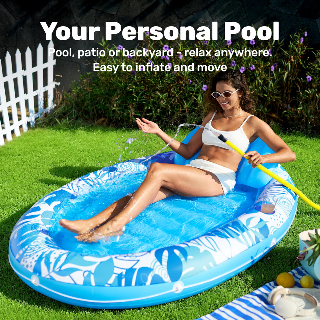 Inflatable Tanning Pool Lounger Float V276