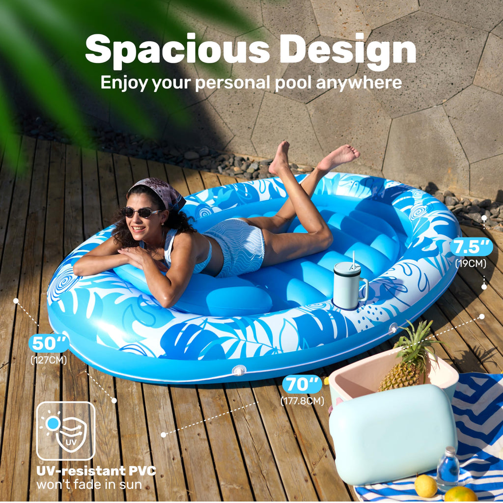 Inflatable Tanning Pool Lounger Float V276