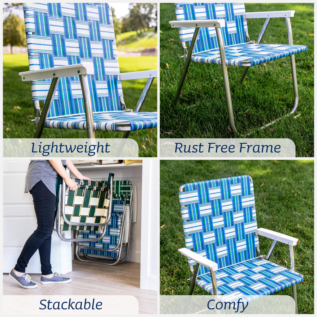 Folding Aluminum Outdoor Lawn Chair Y569